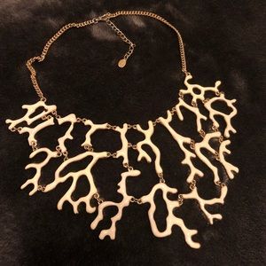 Aldo off-white coral reef necklace